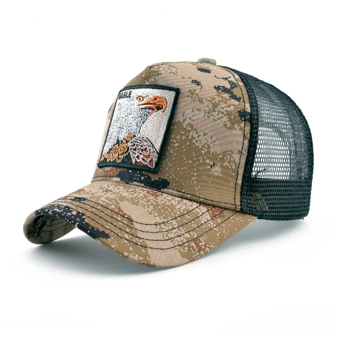 قبعات سائقي الشاحنات الموضة مع التطريز الماعز التصحيح أربعة مواسم قبعة بيسبول Snapback للرجال النساء قبعة بواقٍ للشمس قابل للتعديل - 4