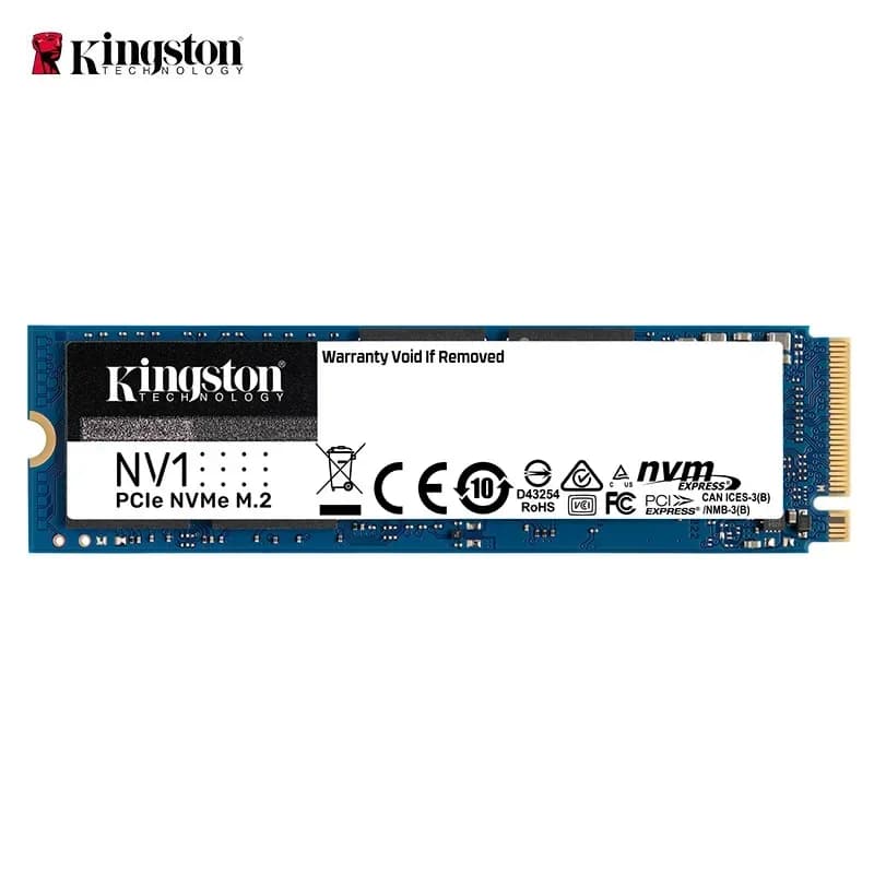 كينجستون SSD NV1 NV3 NVMe M.2 2280 SSD 250 جيجابايت 500 جيجابايت 1 تيرابايت محرك أقراص صلبة داخلي قرص صلب Sff لجهاز الكمبيوتر المحمول - 2