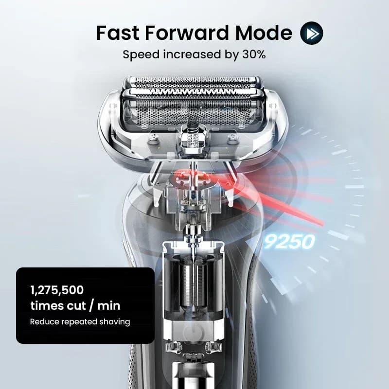 Original Braun Series 5 Pro 52-N1200s Electric Shaver Men's Electric Razor Dry Wet Shaving LED Display Waterproof Beard Trimmer - 4