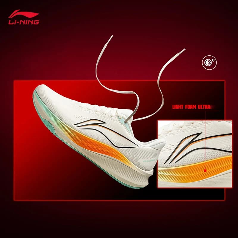 أحذية جري وتدريب خفيفة الوزن عاكسة للضوء للرجال من LI-NING RED HARE 9 أحذية رياضية قابلة للتنفس ARPW003 - 2