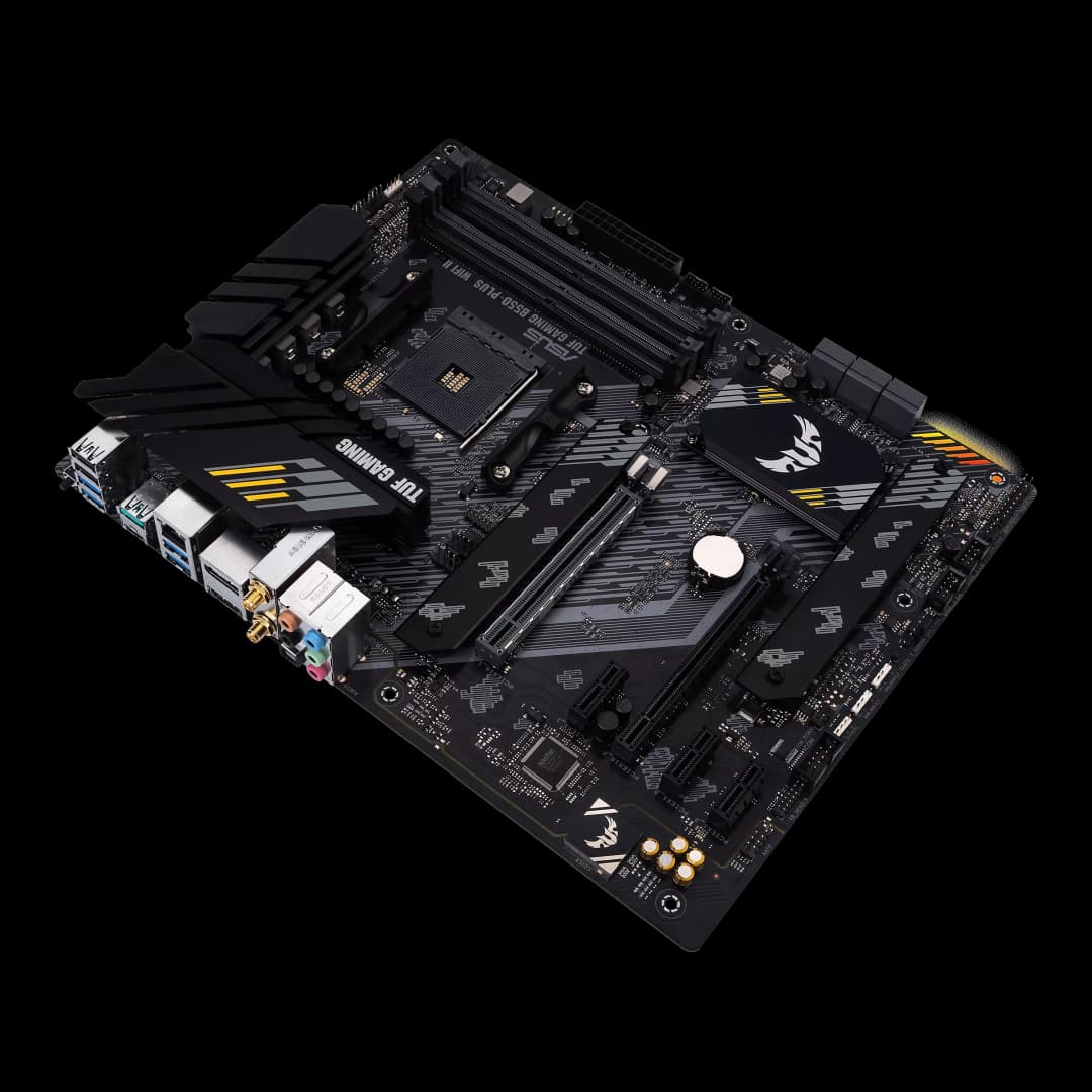 أسوس TUF GAMING B550-PLUS WIFI II لوحة أم ATX بمقبس AM4، معالج DDR4 بتردد 4866 (OC) ميجاهرتز، لوحة رئيسية - 4