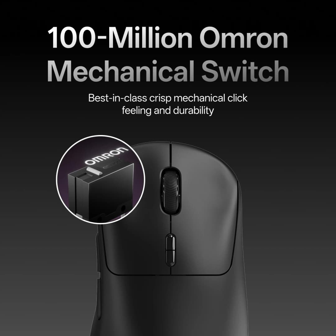 ماوس ألعاب لاسلكي Rapoo VT3Pro GEN-1 59g خفيف الوزن معدل استطلاع 8KHz 26000DPI 9 أزرار قابلة للبرمجة مستشعر بصري - 2