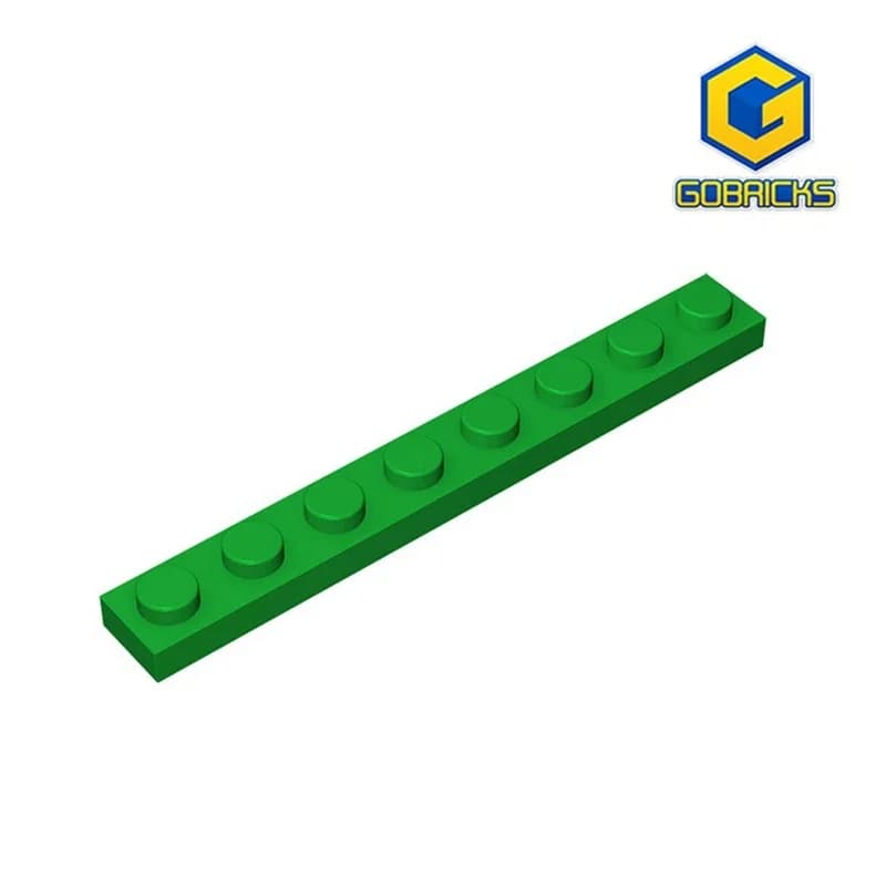 Gobricks GDS-506 Plate 1 x 8 compatible  with lego 3460 pieces of children's DIY building block Particles Plate DIY