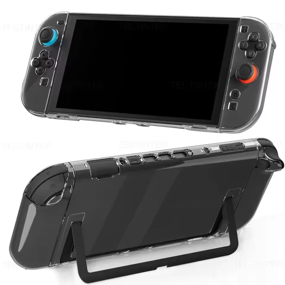 حافظة صلبة شفافة لجهاز NS Switch 2 Joycon تحكم سبليت الغطاء الواقي الجلد شل حامي للتبديل 2 الملحقات - 2