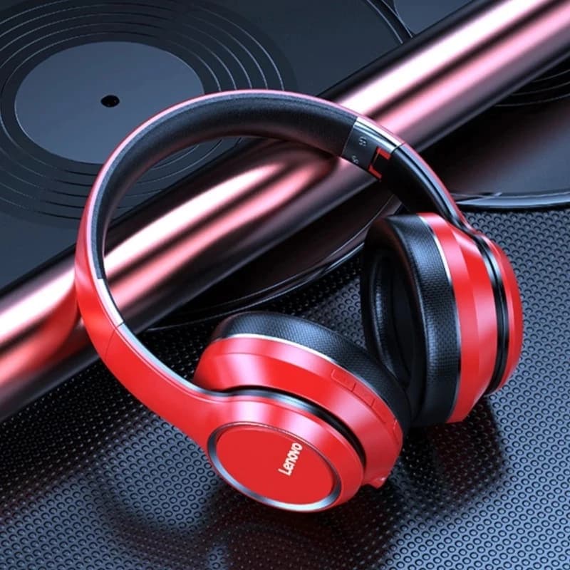 سماعات Lenovo HD200 بلوتوث فوق الأذن - قابلة للطي، لاسلكية، إلغاء الضوضاء، ستيريو HIFI، سماعات ألعاب - 4