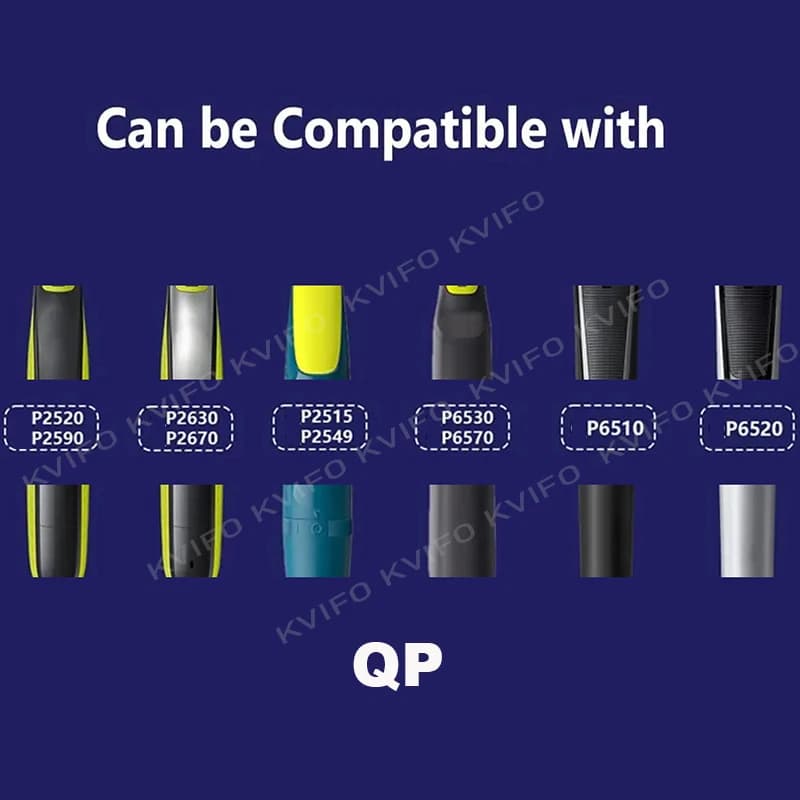 رؤوس استبدال لماكينة تشذيب شعر الأنف Brangdy تناسب Philips One Blade QP2520 QP2630 QP6510 QP6520 QP6530 - 2