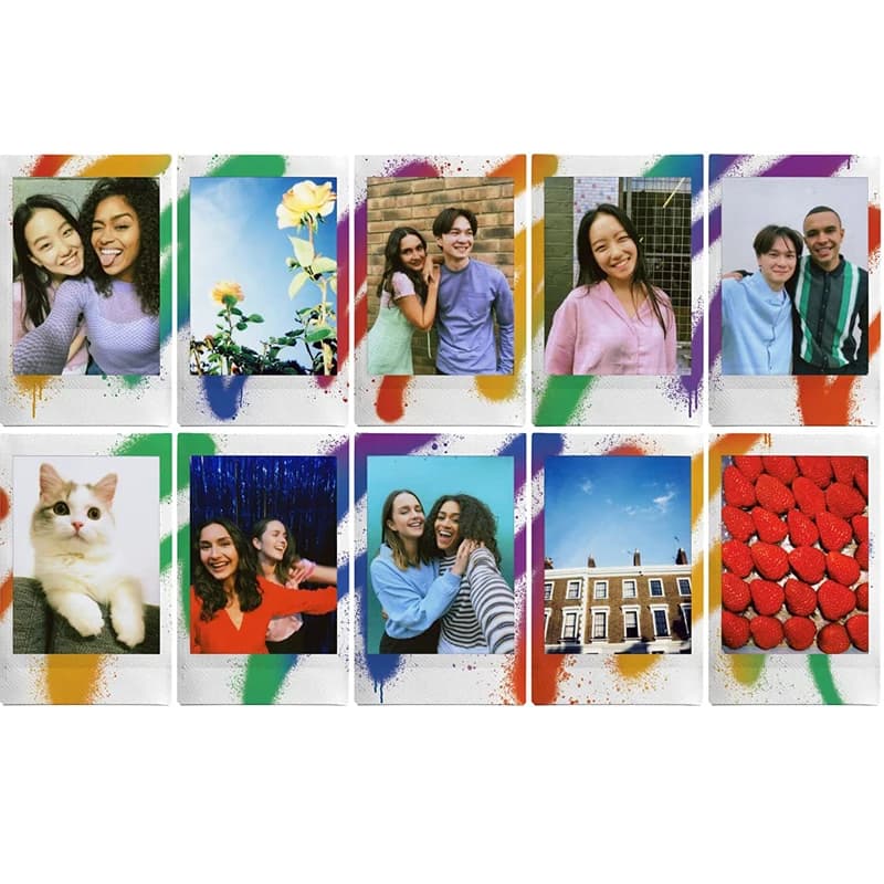 فوجيفيلم إنستاكس ميني فيلم تصميم رذاذ فني لـ فوجي ميني 12 41 9 SE 25 99 40 إيفو 90 كاميرات فورية لينك 3 - 4