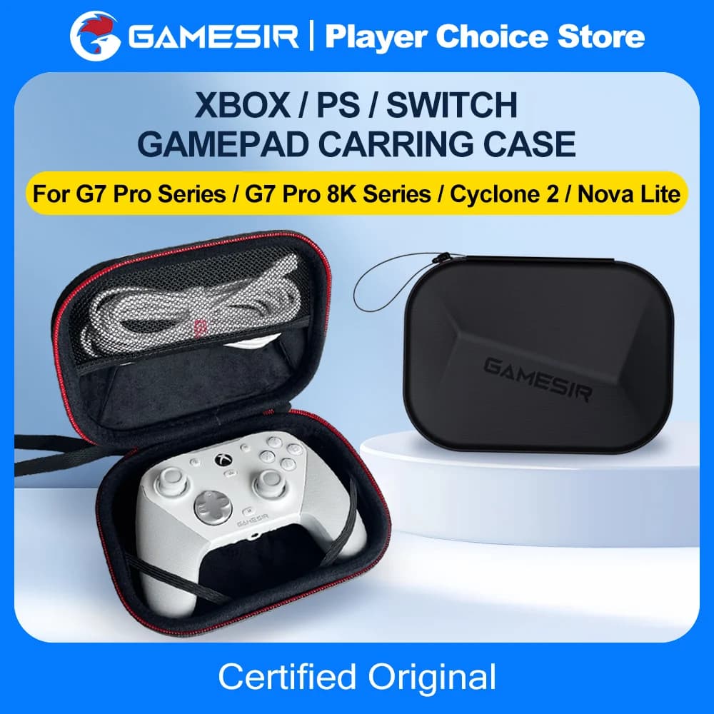 حقيبة حمل Gamesir G7 Pro لـ G7 SE وNova Lite وKaleid Flux وCyclone 2 لوحدة تحكم Xbox وPS4 وPS5 وSwitch Joycon