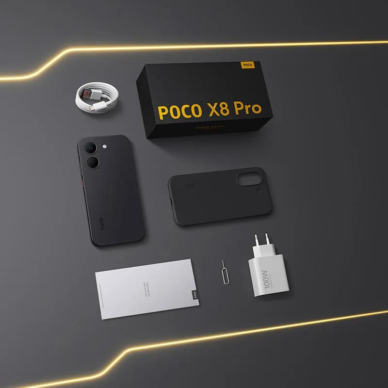 هاتف POCO X8 Pro 5G الإصدار العالمي، معالج Dimensity 8500-Ultra، بطارية 6500 مللي أمبير، شاشة AMOLED مقاس 6.59 بوصة بدقة 1.5K، شحن سريع 100 واط HypeCharge، NFC - 3
