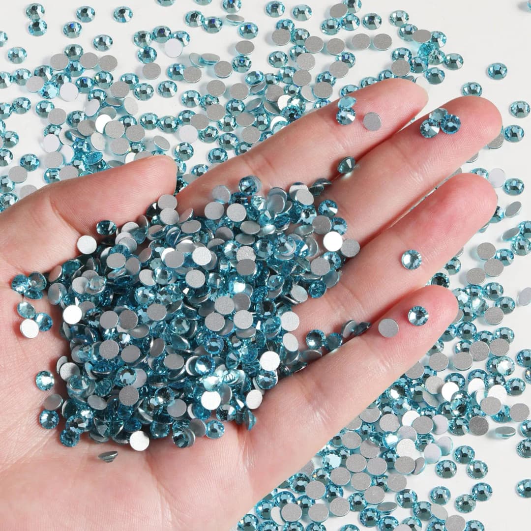 1000pcs Non Hot Fix Rhinestones 2/3/4mm Round Resin Flatback Crystal Rhinestone DIY Nail Art Jewelry Garment Decorations Glue On - 5