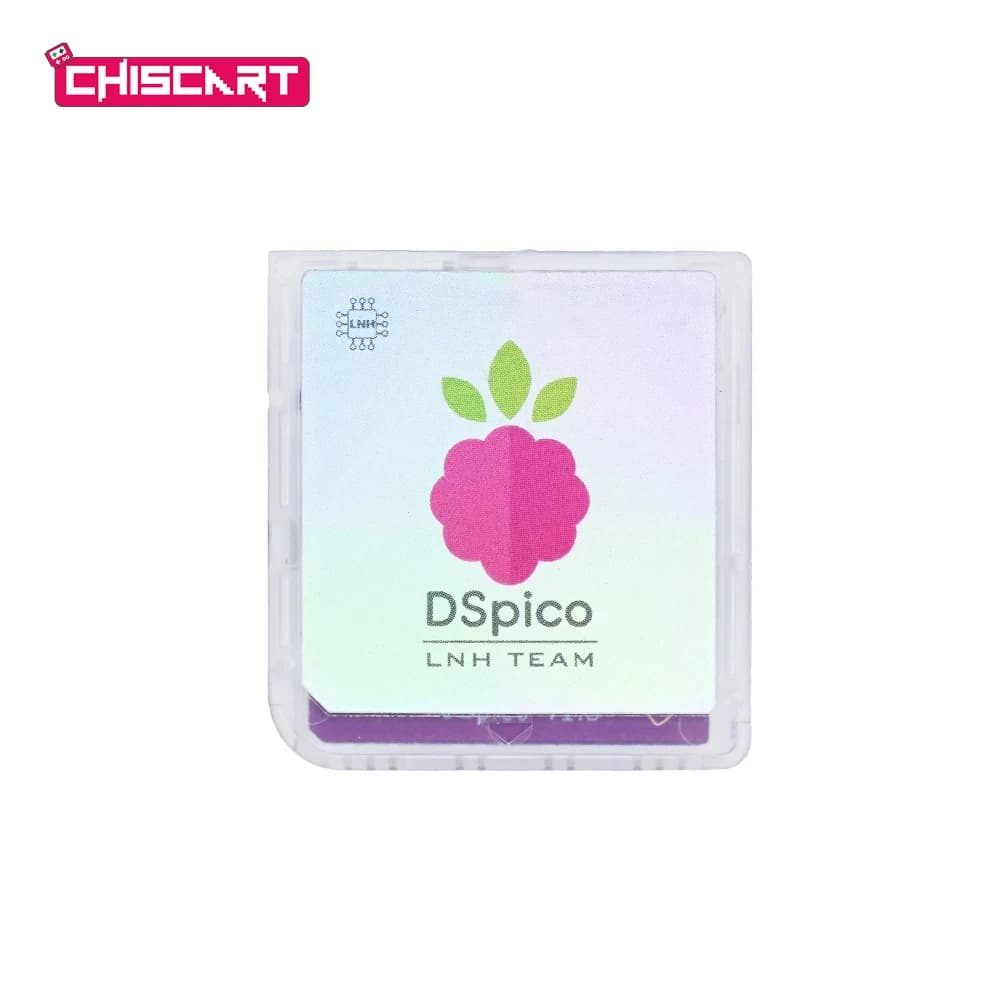 علبة شفافة مصبوبة بحقن لقراءة ألعاب Chiscart DSpico مع وحدة تحكم RP2040 MCU لأجهزة NDS وNDSL وDSi و3DS
