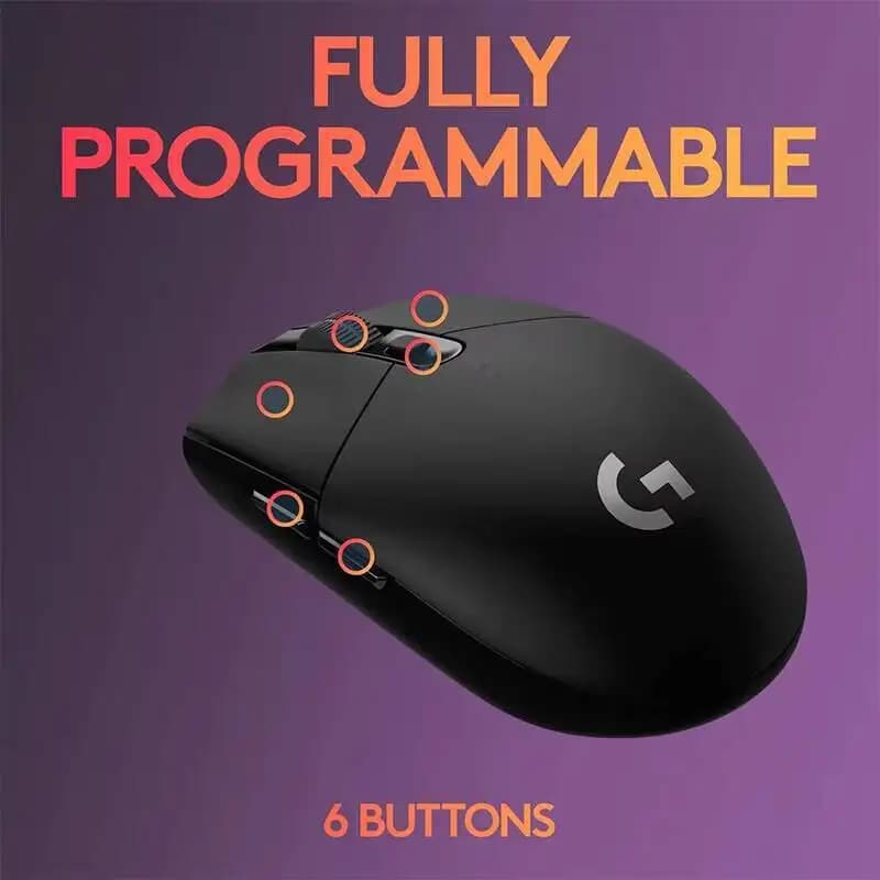 [عرض لفترة محدودة] ماوس Logitech G305 اللاسلكي، بطارية تدوم 250 ساعة، متوافق مع الكمبيوتر الشخصي وMac - 4