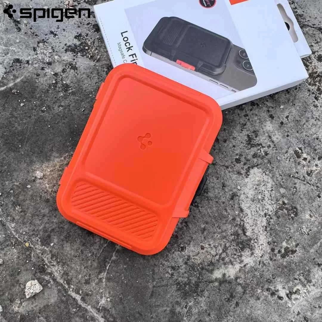 قفل انزلاق Spigen لمحفظة MagSafe حامل بطاقات مغناطيسي متين لهاتف iPhone 17 16 15 Pixel 10 Series يتسع لـ 6 بطاقات - 2