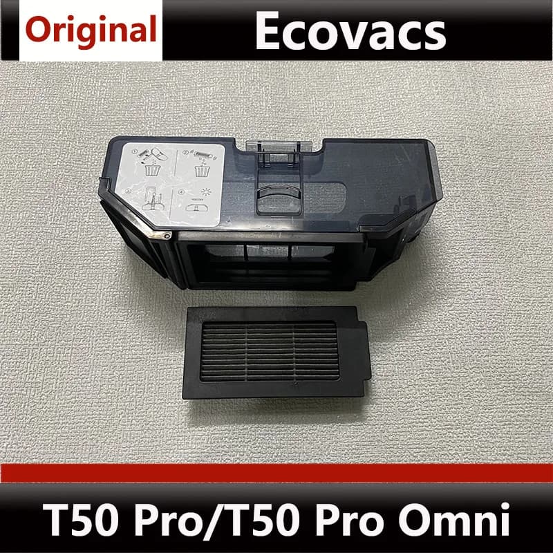 حاوية جمع الغبار الأصلية لمكنسة ECOVACS T50 Pro Omni، ملحق مكنسة كهربائية، حاوية غبار استهلاكية مع عيوب طفيفة