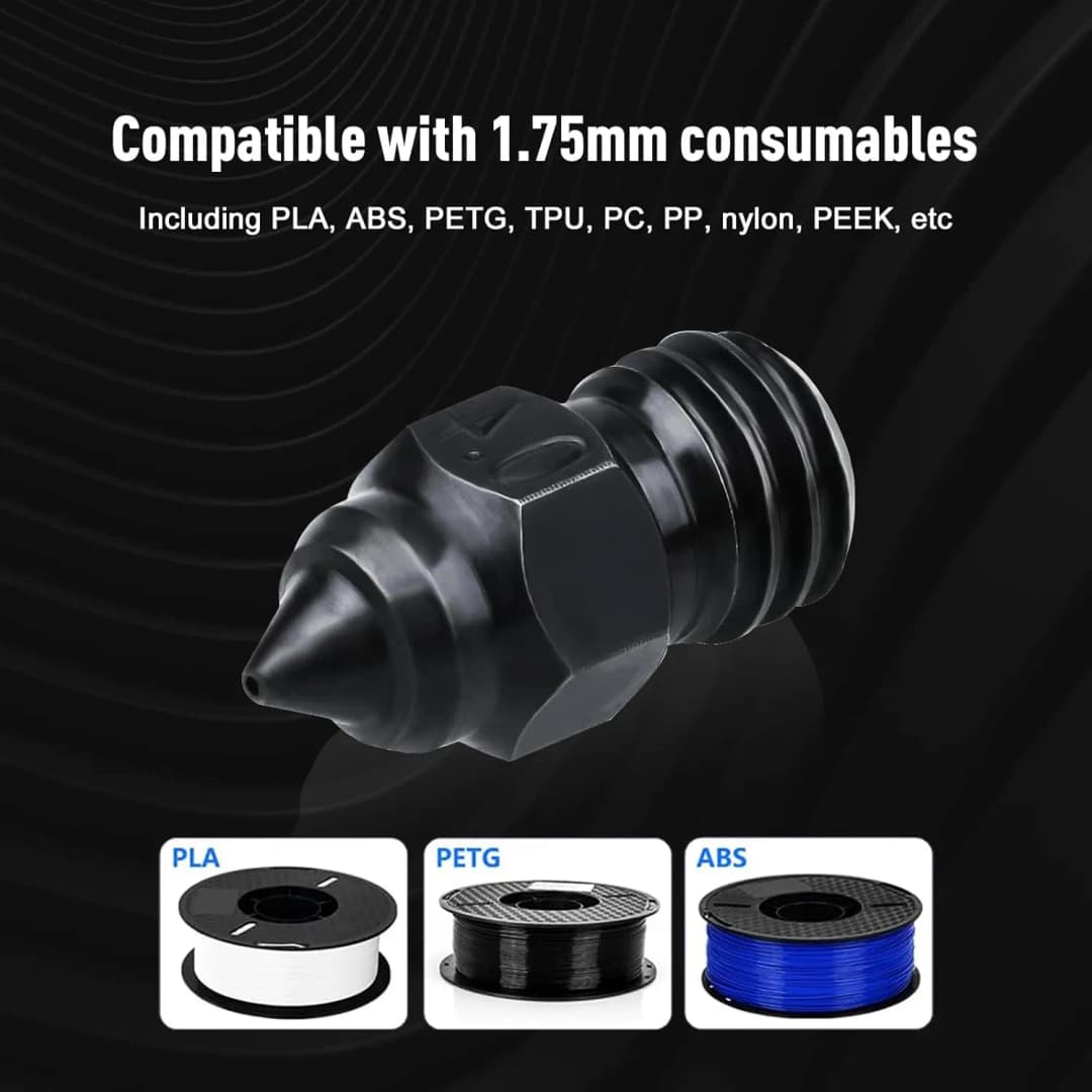فوهات MK8 من الفولاذ المقسى من Creality، فوهات CR6 SE لطابعات Ender3 S1 Sprite/Ender3 V2/Pro/Neo - 6