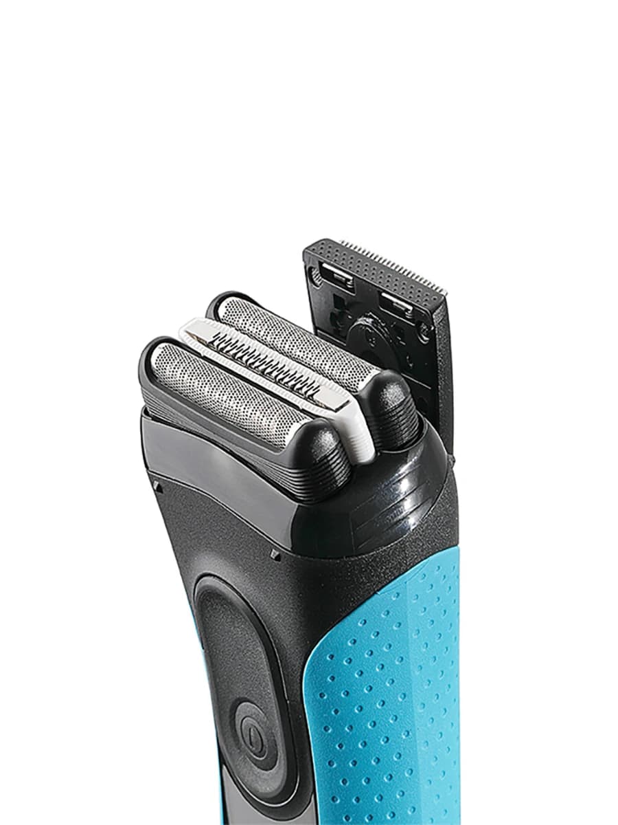 ماكينة حلاقة كهربائية Braun Series 3 ProSkin، 3 شفرات عائمة، أداة تشذيب دقيقة، مقاومة للماء 100%، قابلة للشحن لاسلكيًا للرجال