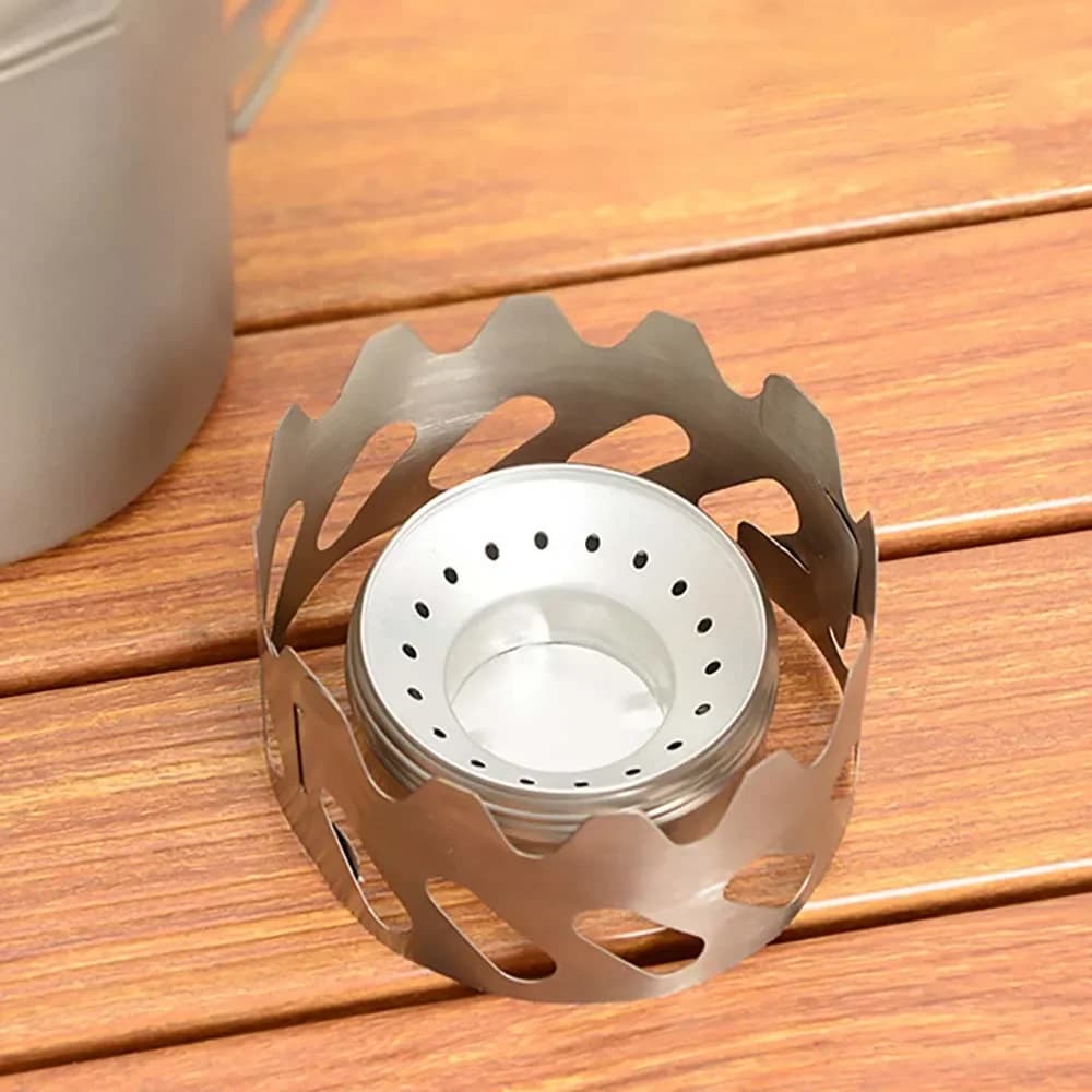 TARKA Portable Wind Shield Suitable For Alcohol Stove Ultralight Rack Stand Windscreen Outdoor Camping Hiking Camping Supplies - 6