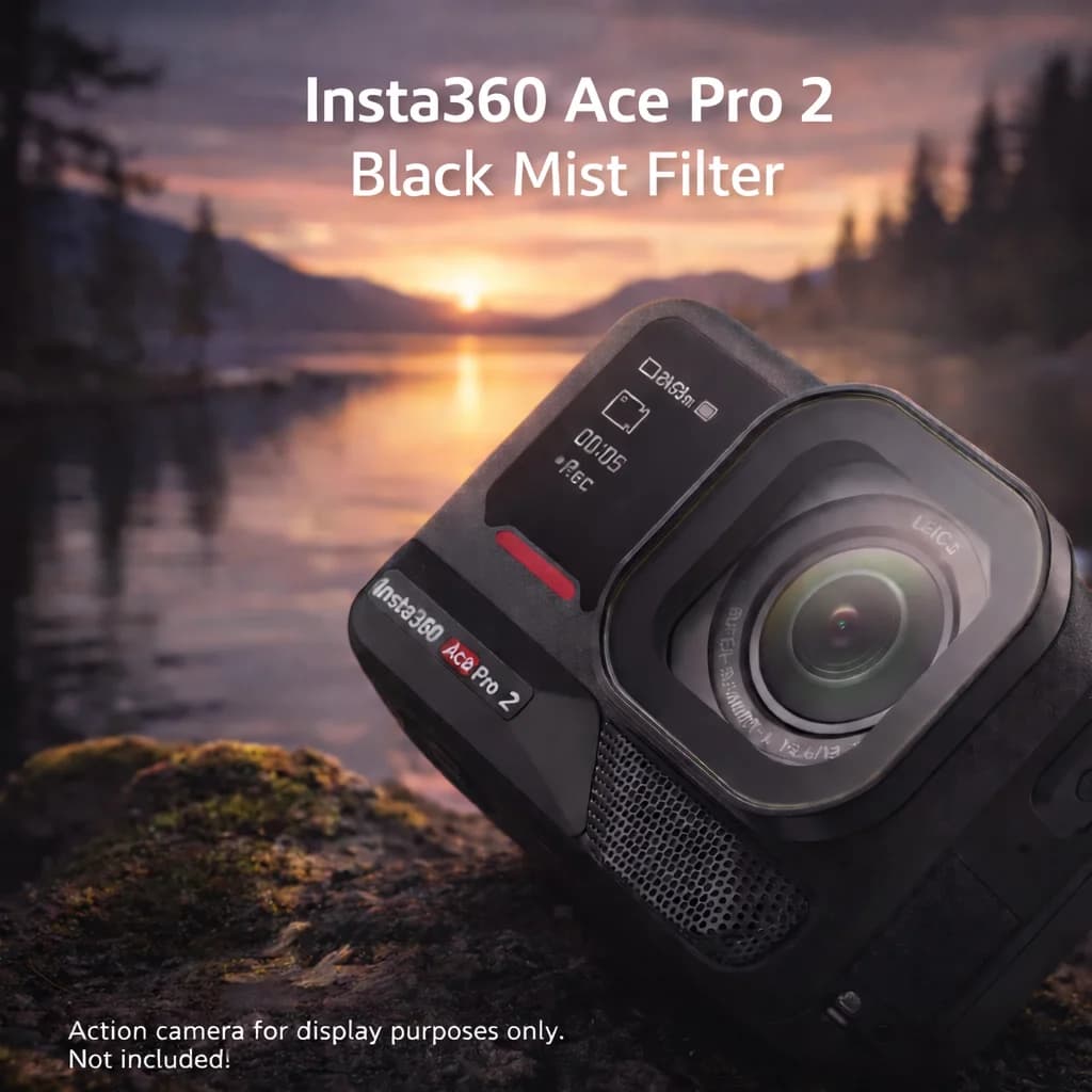 مرشح الضباب الأسود Insta360 Ace Pro 2، إضاءة ناعمة وتوهج سينمائي، تعزيز الصور الشخصية، ملحق الكاميرا الرسمي - 2