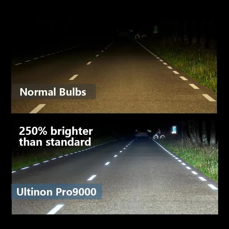 فيليبس ألتنيون برو 9000 H1 H4 H7 LED H11 HB3 HB4 HIR2 كشاف سيارة 9005 9006 9012 5800K أبيض 250% ساطع LED مصابيح أوتوماتيكية - 3