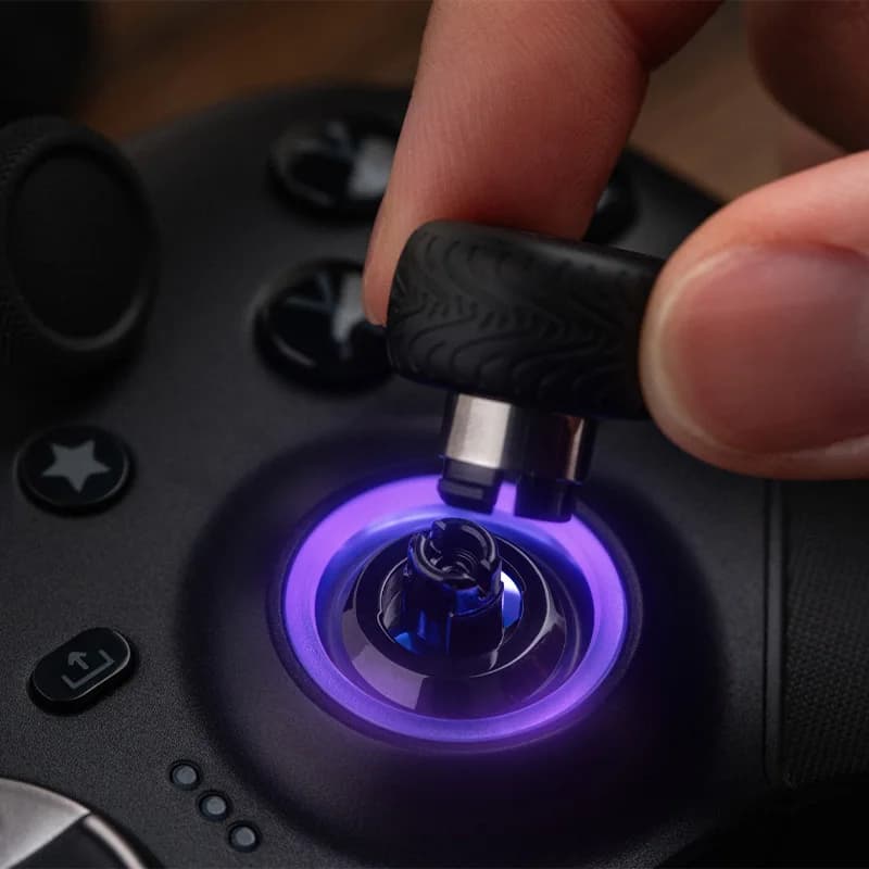 وحدة تحكم لاسلكية 8BitDo Ultimate 3E لـ Xbox وPC وأندرويد وآبل، مع أجزاء قابلة للتبديل، وعصي تحكم TMR، ومشغلات هول مع توقفين - 6