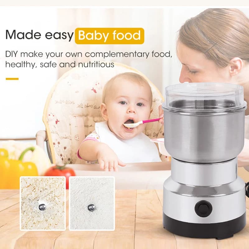 2024 NEW Mini Electric Grinder Household 300ml Ultrafine Baby Food Pulverizer Coffee Grinder Spice Pepper Grinder Grain Mill - 4