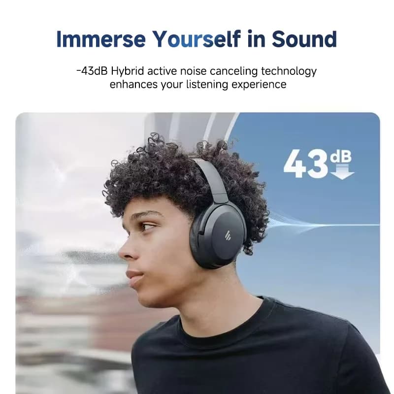 Edifier WH700NB Pro Over-Ear Wireless Headphones Bluetooth 5.4 Hybrid ANC Earphones Hi-Res Audio 56H Playback Foldable Headset - 2