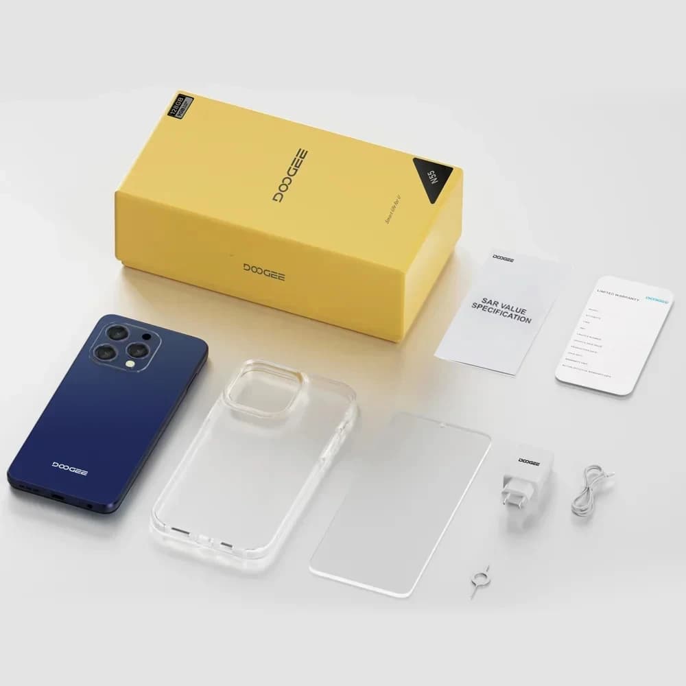 هاتف DOOGEE [N55-PRO] المحمول 5G بشاشة 6.56 بوصة 90Hz IPS هاتف محمول 4 جيجابايت + 128 جيجابايت كاميرا 13 ميجابكسل بطارية 5150 مللي أمبير نظام أندرويد 14 - 6