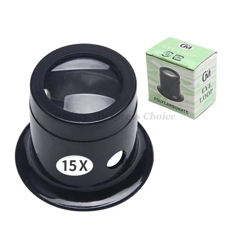 4Pcs/Set Eye Loupe Magnifiers 5x/10x/15x/20x Watch Repair Tool Kit Jewelry Magnifier Magnifiying Glass For Watchmaker Tools - 5