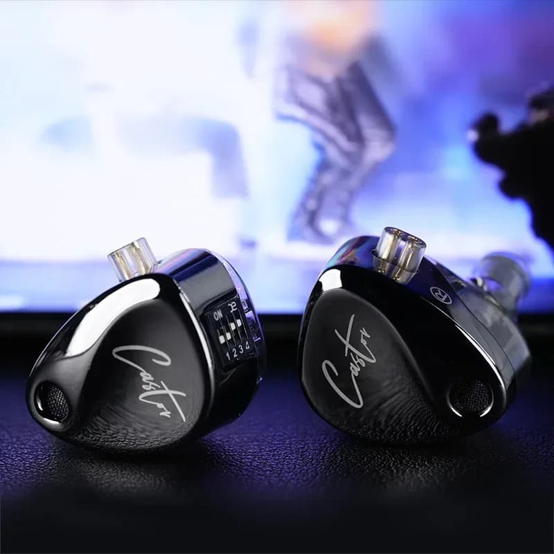 سماعة أذن جديدة من KZ Castor داخل الأذن، سماعة أذن HiFi، سماعة أذن ديناميكية عالية الجودة، سماعة أذن متوازنة قابلة للضبط، سماعة رأس مراقبة، سماعات أذن إلغاء الضوضاء - 6