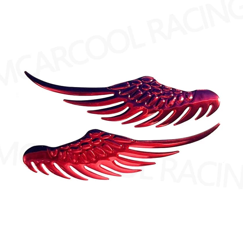 Personality Creative Angel Wings Car Decal Car Trunk Decoration Wings Car Decal Accessory Body Kits - 2