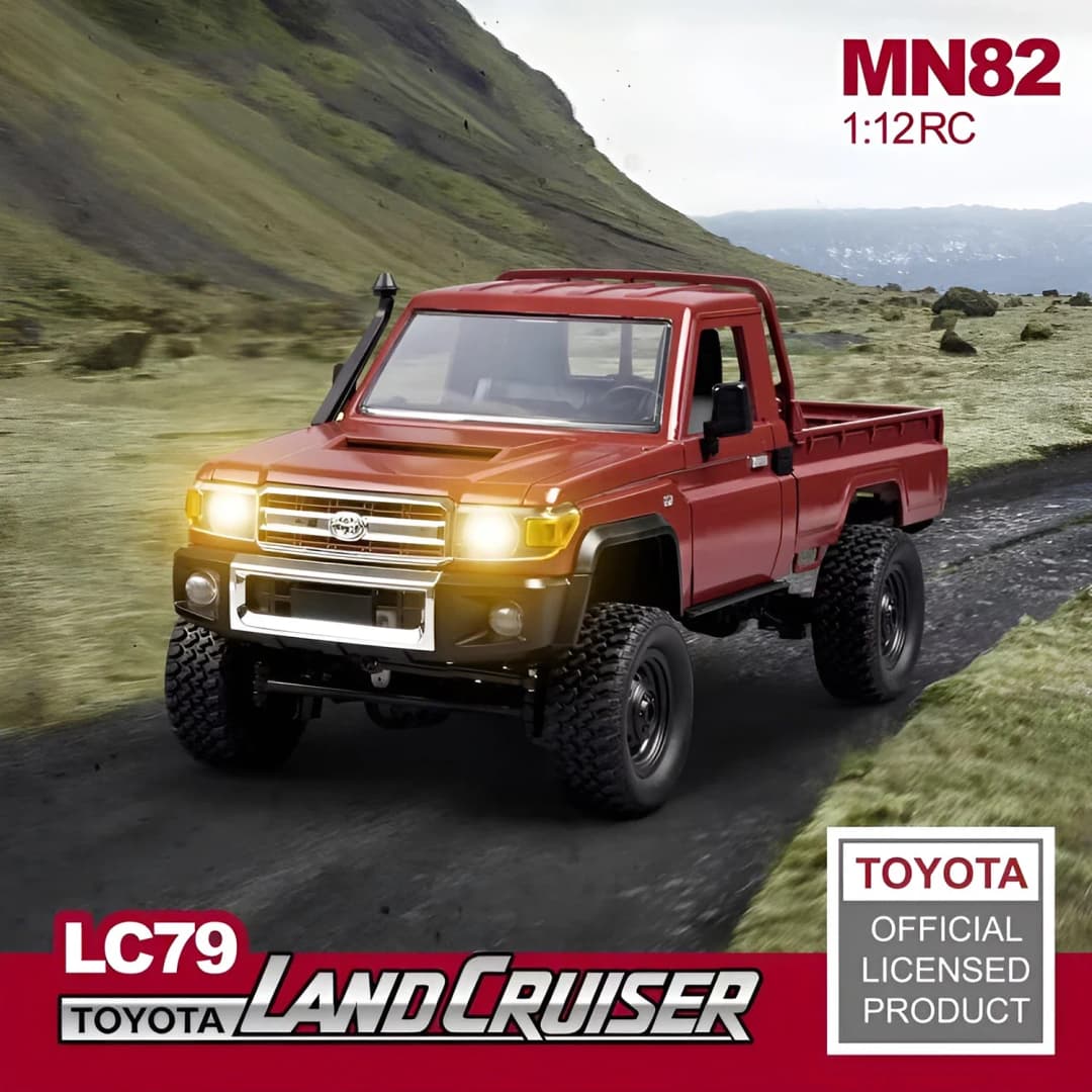 MN82 4WD RC على الطرق الوعرة مركبة 1/12 LC79 بيك اب تسلق سيارة مع أضواء LED كامل الحجم محاكاة RC تسلق سيارة الصبي سيارات لعبة
