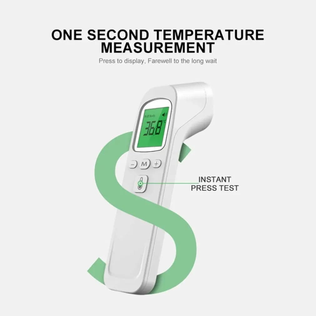 Non-contact Laser Body Temperature Ear Thermometer Infrared Fever Thermometer Digital LCD Infant Adult Finger Pulse Oximeter - 5