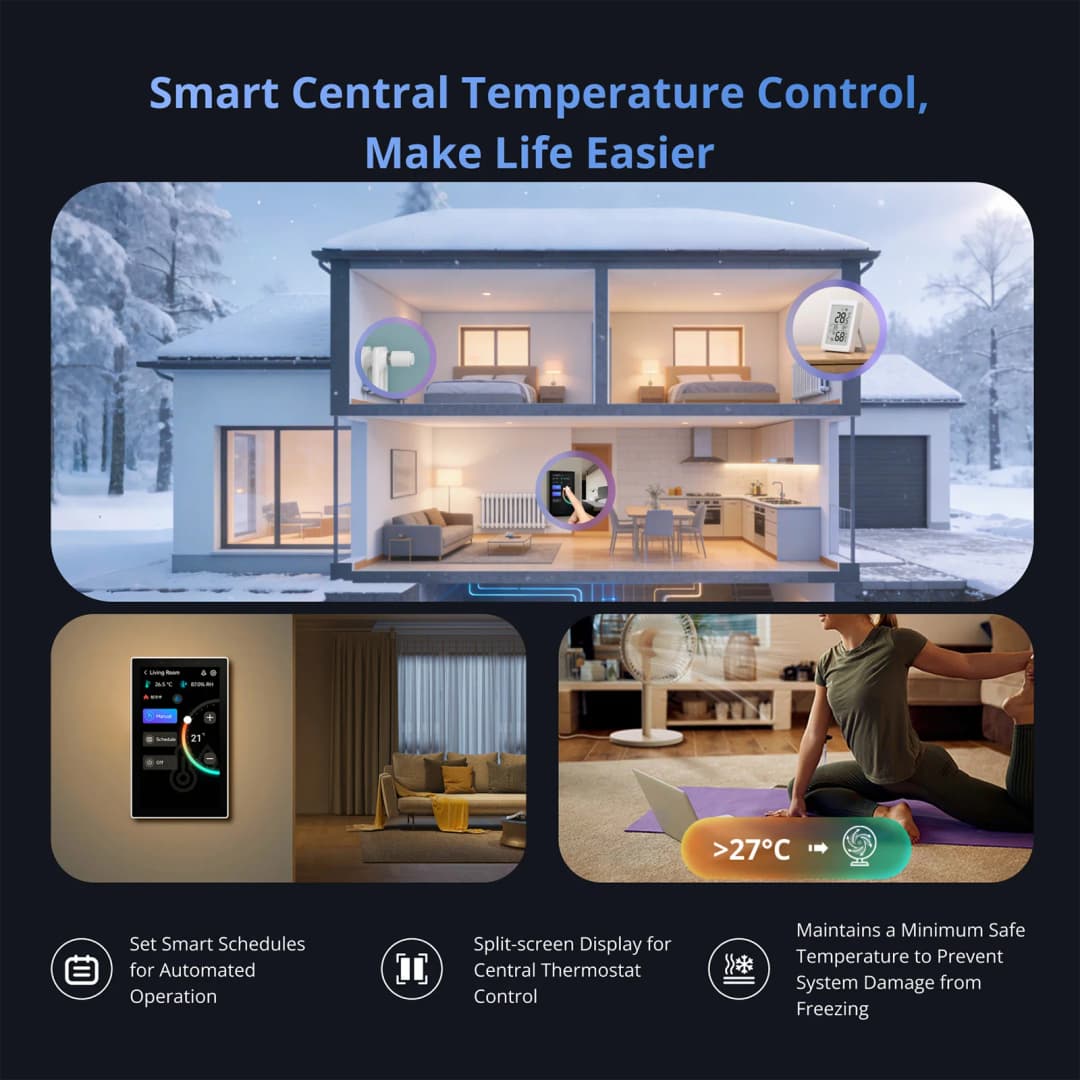سونوف NSPanel Pro نوع 120 لوحة تحكم منزلية ذكية استهلاك الطاقة وحدة مفتاح DIY يدعم أجهزة سونوف - 3