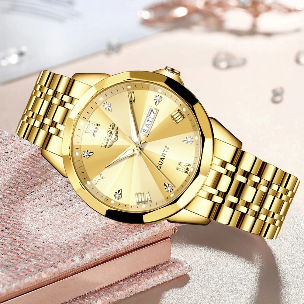 LIGE Fashion Quartz Wristwatches Casual Sport Military Watch For Women Top Brand Luxury Waterproof Watch Ladies Relogio Feminino - 2