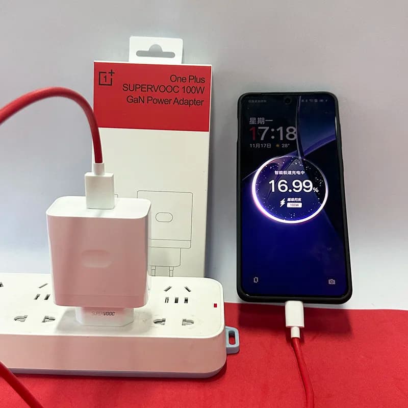 شاحن OnePlus SuperVOOC الأصلي 100 واط لهواتف OnePlus 15R و13 و12 و11 و12R وNord 4 وCE4 وAce 5 وOPPO وRealme مع كابل شحن سريع USB Type C - 6