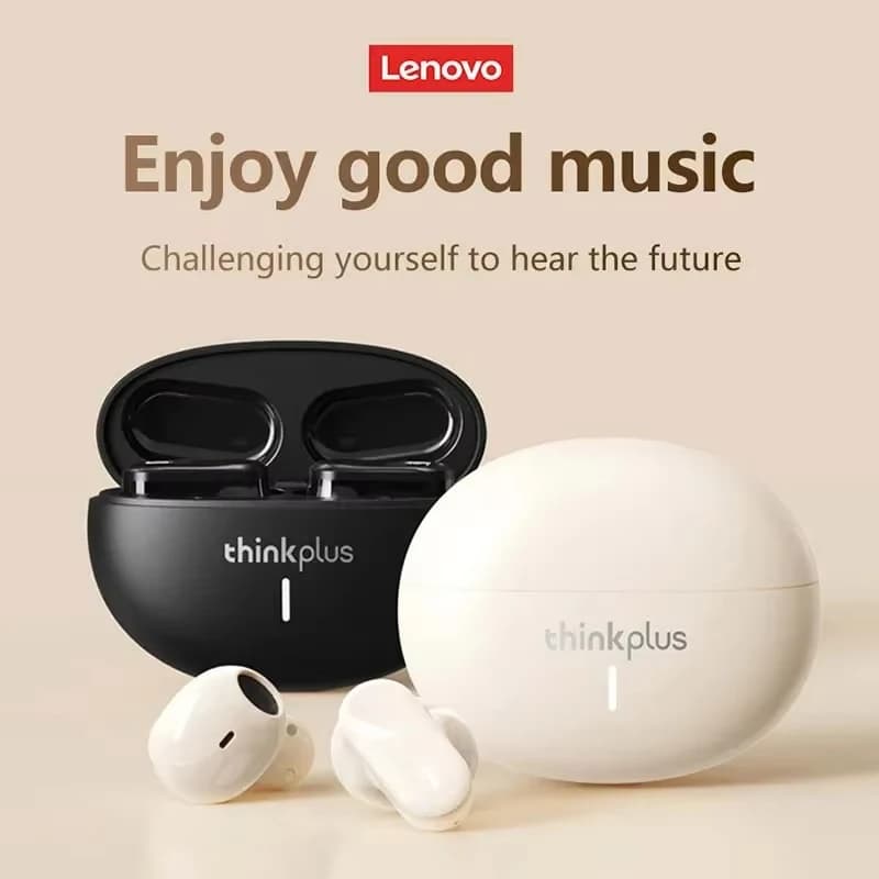 سماعات رأس لينوفو LP19 داخل الأذن HIFI ستيريو موسيقى TWS بلوتوث لاسلكية مكالمات HD مع ميكروفون جديدة - 5
