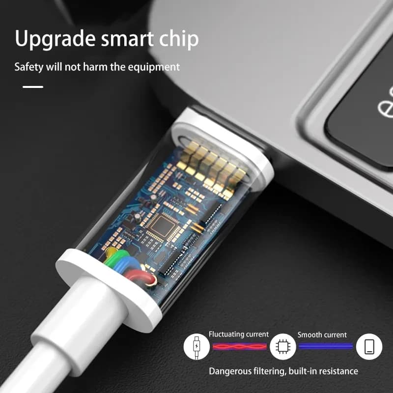كابل شحن سريع PD 100W من USB-C إلى USB-C لهواتف iPhone 15 و16 و17 Pro Max وHuawei Mate 60 وXiaomi وSamsung كابل بيانات من Type C إلى Type C - 5