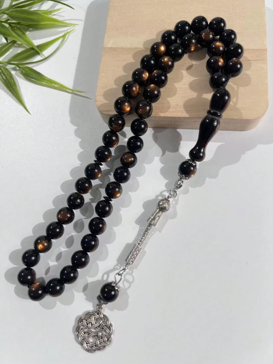 45 Pieces/Set 10mm Single-Loop Prayer Beads, Designed for Middle Eastern & Arab Religious Rituals - 4
