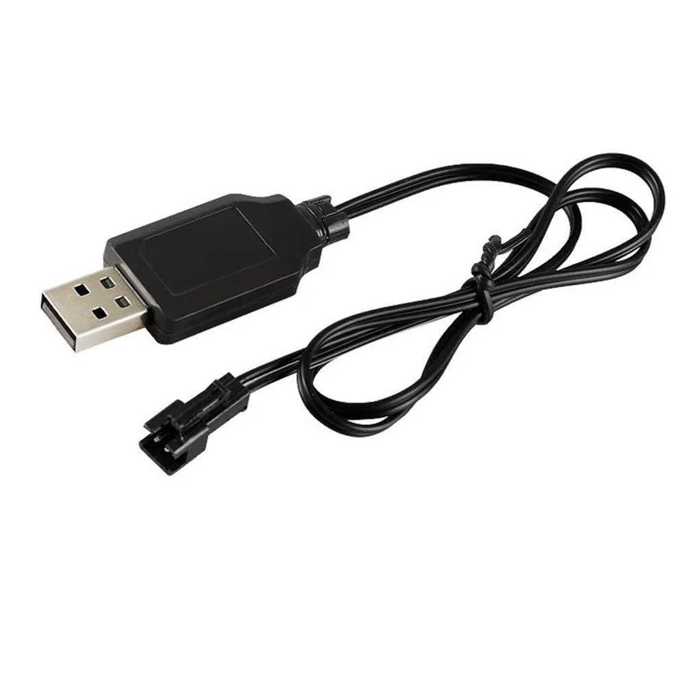 كابل شحن يو اس بي لبطاريات الليثيوم 3.7V مع موصل SM-2P لسيارات وطائرات وطائرات الهليكوبتر RC - 2