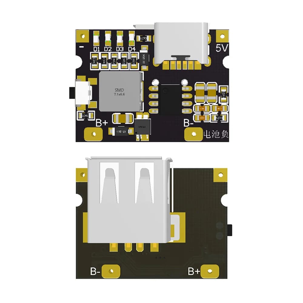 5V3A Charging And Discharging Integrated Module 3.7V4.2V Power Board Charging Protection Module Mobile Power Bank Accessories - 6