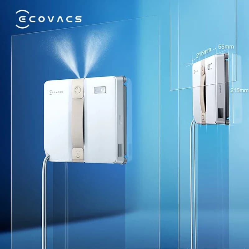 Original ECOVACS smart Robot for washing windows WINBOT AIR MINI Window Cleaning Robot 8000Pa Glass Vacuum Cleaner - 6