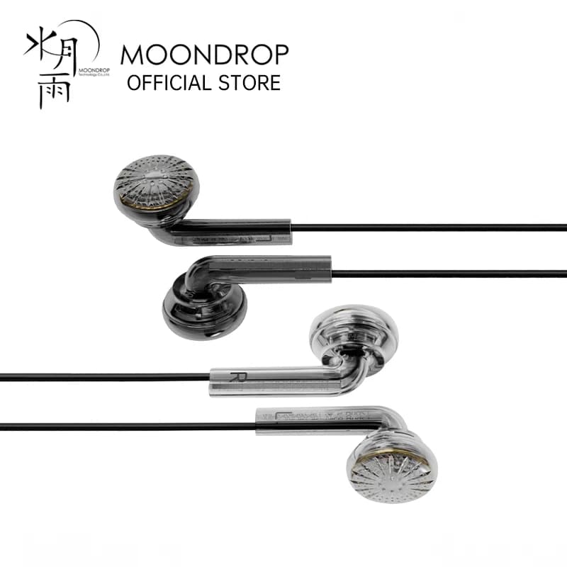 سماعات MOONDROP NICE BUDS 15.4 ملم مشغل ديناميكي كبير سماعات رأس مسطحة الرأس
