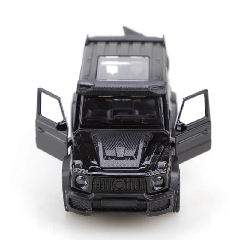 1/43 scale die-cast metal new Little G pullback off-road vehicle, three-door alloy model, boy's toy, decoration. - 6