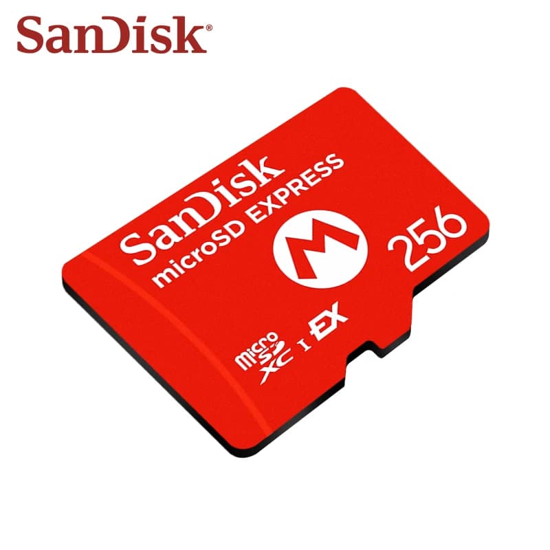 بطاقة ذاكرة SanDisk Professional Nintendo Switch 2 microSD EXPRESS بسعة 256 جيجابايت، بطاقة ذاكرة فلاش أصلية لجهاز الألعاب Switch2، بسرعة قصوى 880 ميجابايت - 4