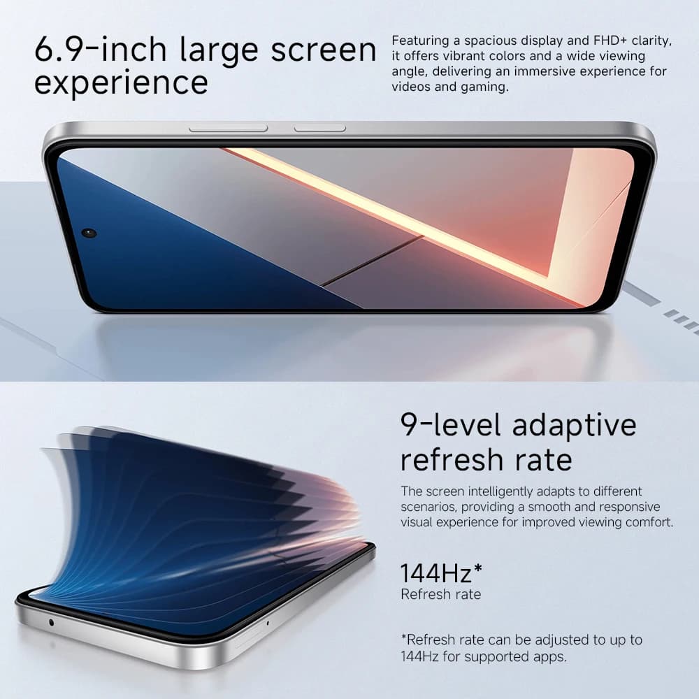 Original POCO M7 Global Version Smartphone Snapdragon 685 6.9" 144Hz FHD+ DotDisplay 50MP 7000mAh 33W Fast Charging NFC - 5