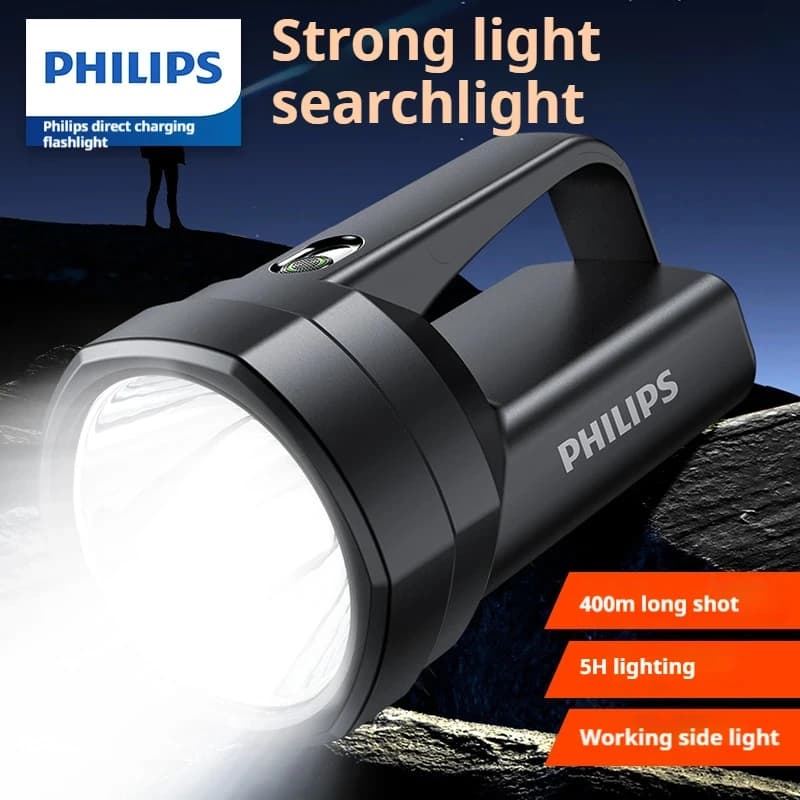 2025 New Philips SFL3121 USB Rechargeable Flashlight, Outdoor Search and Rescue, Rescue Operations, Emergency Rescue Flashlight - 2