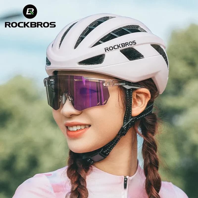 نظارات ركوب الدراجات ROCKBROS نظارات رياضية للحماية من الأشعة فوق البنفسجية UV400 مع عدسات مستقطبة/ضوئية - 4