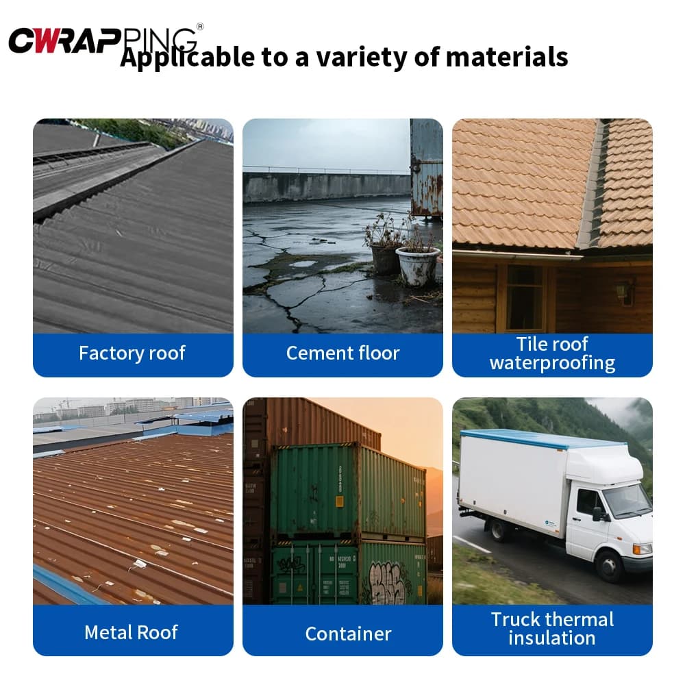 Self-adhesive Waterproof Roof Leak Repair Tape Viscous Sealing Crack Resistance Heat Insulation Renovation Tape for Home Repair - 3