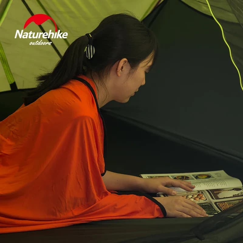 كيس نوم محمول من Naturehike، للسفر الخارجي، مرونة عالية، بطانة، ورقة حمل، مقاوم للأوساخ، مناسب للفنادق - 4