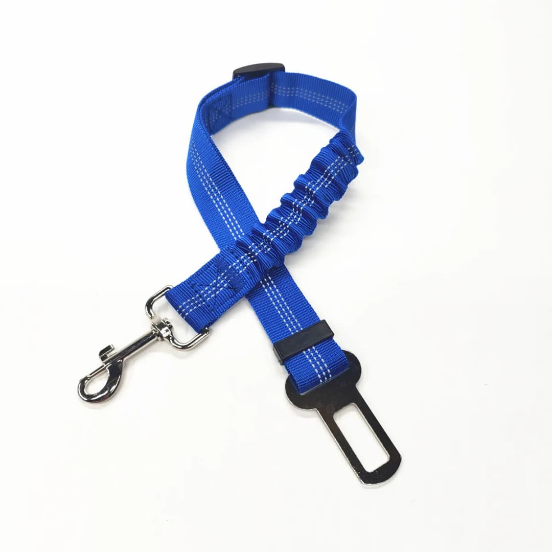 Adjustable Dog Car Seat Belt Harness for Dogs Nylon Reflective Cushioning Elasticity Car Travel Dog Accessories for Dogs - 3